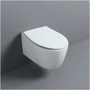 Чаша унитаза подвесная Simas LFT 18 bia цвет белый без сиденья каскадный смыв